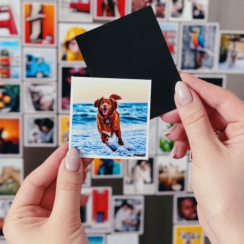 Custom Photo Square Magnet