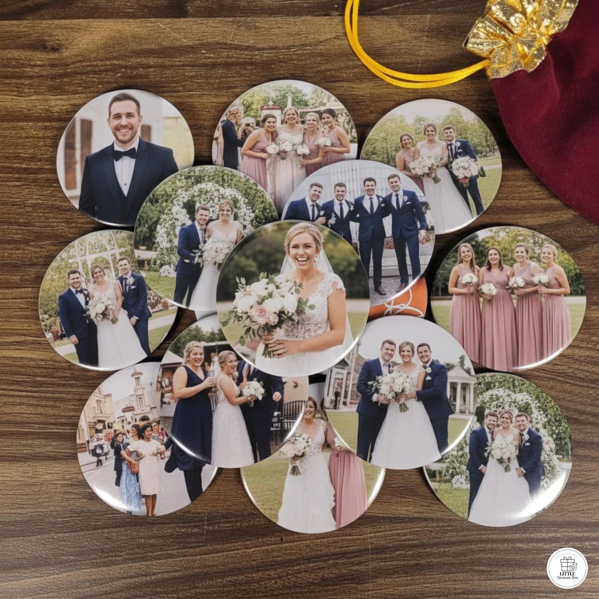 Round Button Magnet — Custom Button Magnet (1 & 10 pcs)